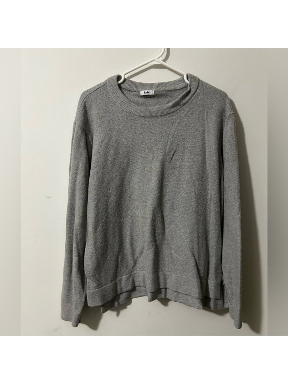 Knix  Long Sleeve Grey‎ Sweater